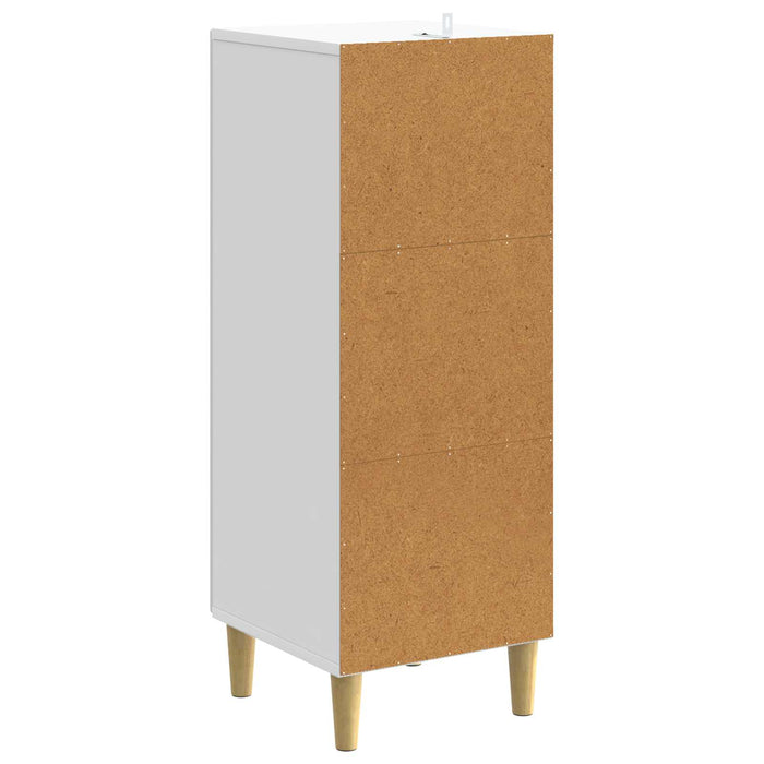 Dulap cu sertare Alb 33 x 34,5 x 90 cm Lemn prelucrat WALTI
