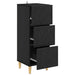 Dulap cu sertare Negru 33 x 34,5 x 90 cm Lemn prelucrat - WALTI WALTI