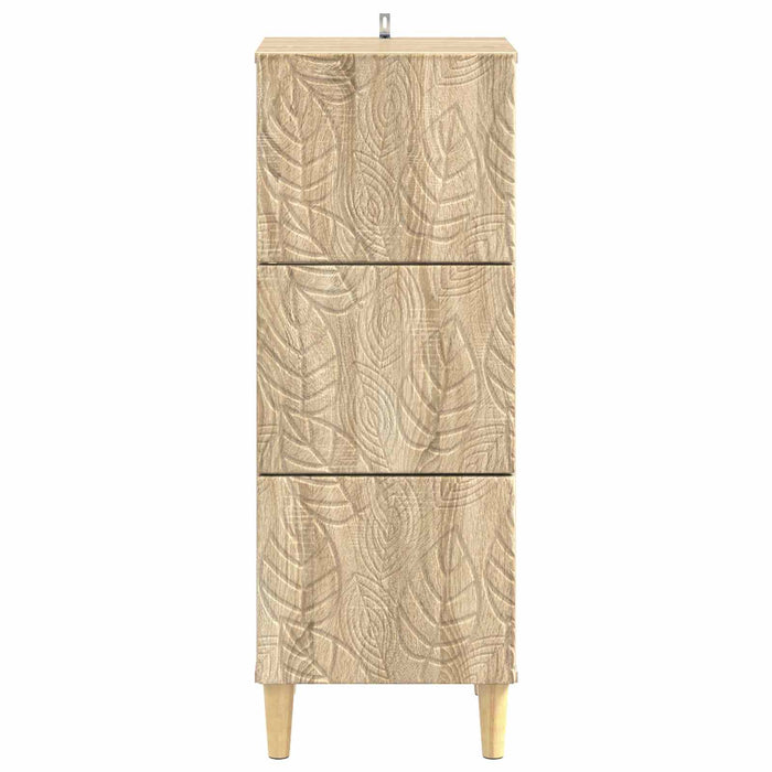 Dulap cu sertare Stejar Sonoma 33 x 34,5 x 90 cm Lemn prelucrat - WALTI WALTI