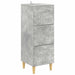 Dulap cu sertare Gri Beton 33 x 34,5 x 90 cm Lemn prelucrat - WALTI WALTI