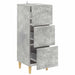 Dulap cu sertare Gri Beton 33 x 34,5 x 90 cm Lemn prelucrat - WALTI WALTI