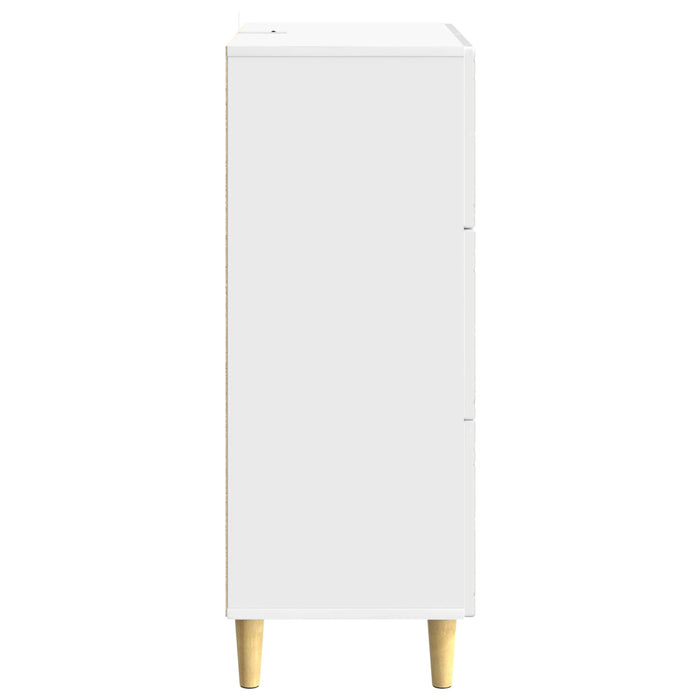 Dulap cu sertare Alb foarte lucios 33 x 34,5 x 90 cm - WALTI WALTI