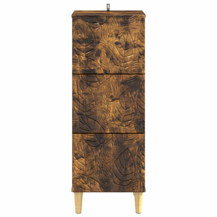 Dulap cu sertare Stejar fumuriu 33 x 34,5 x 90 cm - WALTI WALTI