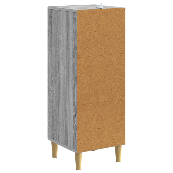 Dulap cu sertare Sonoma gri 33 x 34,5 x 90 cm Lemn prelucrat WALTI