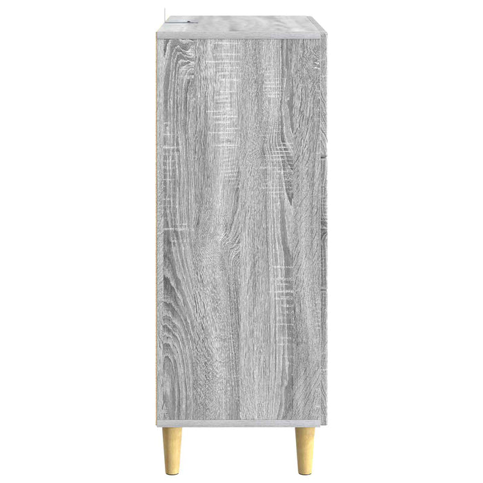 Dulap cu sertare Sonoma gri 33 x 34,5 x 90 cm Lemn prelucrat WALTI