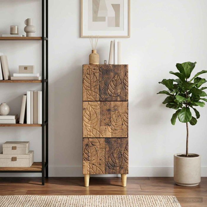 Dulap cu sertare Lemn vechi 33 x 34,5 x 90 cm Lemn prelucrat - WALTI WALTI