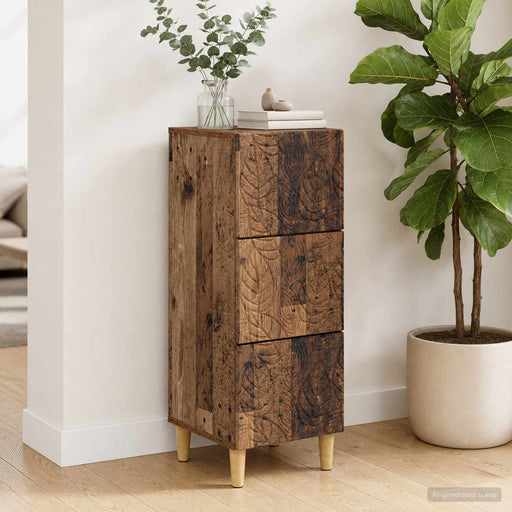 Dulap cu sertare Lemn vechi 33 x 34,5 x 90 cm Lemn prelucrat - WALTI WALTI