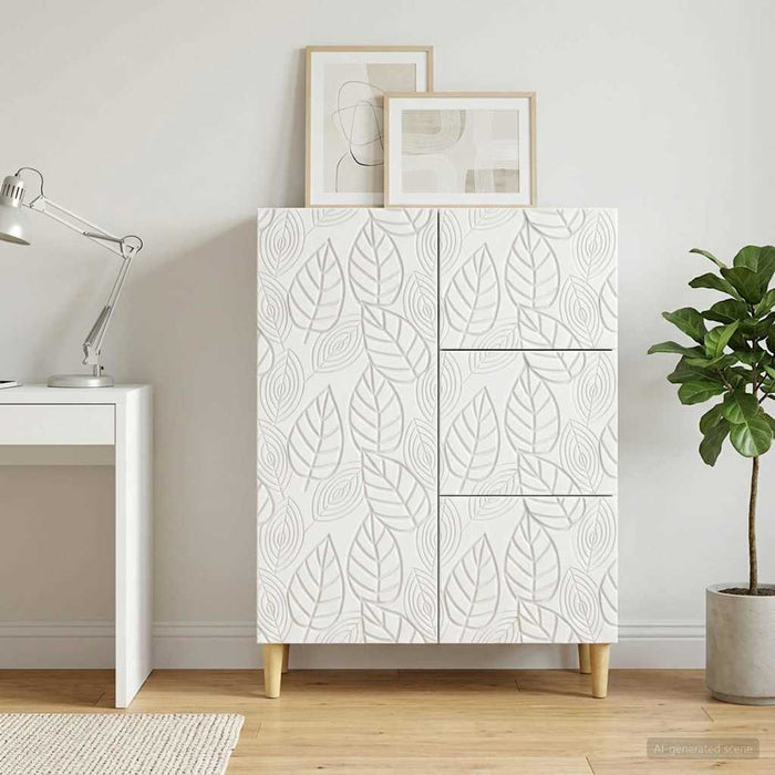 Bufet Alb 66 x 34,5 x 90 cm Lemn prelucrat - WALTI WALTI