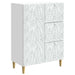 Bufet Alb 66 x 34,5 x 90 cm Lemn prelucrat - WALTI WALTI