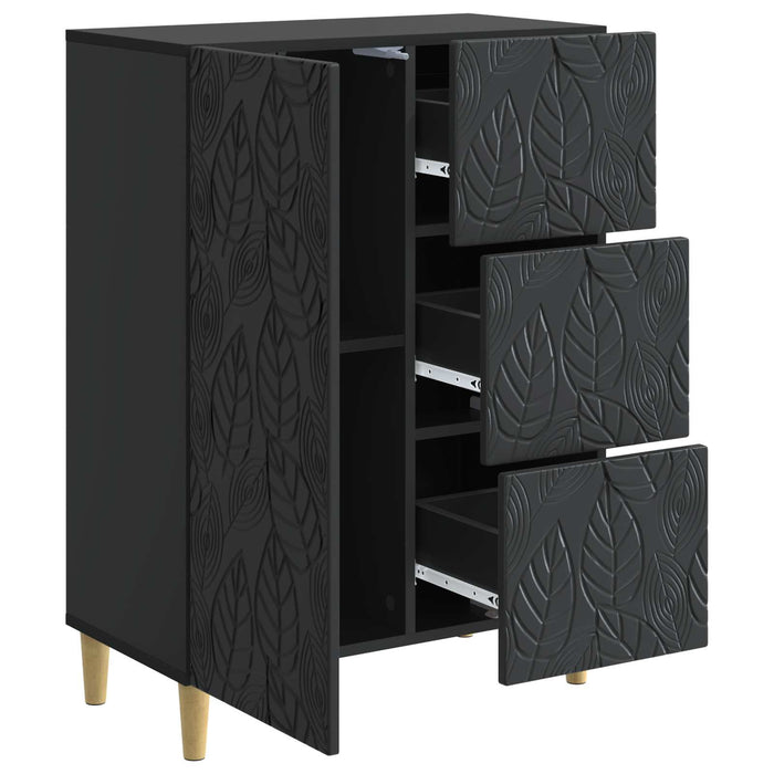 Bufet Negru 66 x 34,5 x 90 cm Lemn prelucrat - WALTI WALTI
