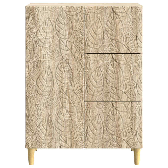 Bufet Stejar Sonoma 66 x 34,5 x 90 cm Lemn prelucrat - WALTI WALTI