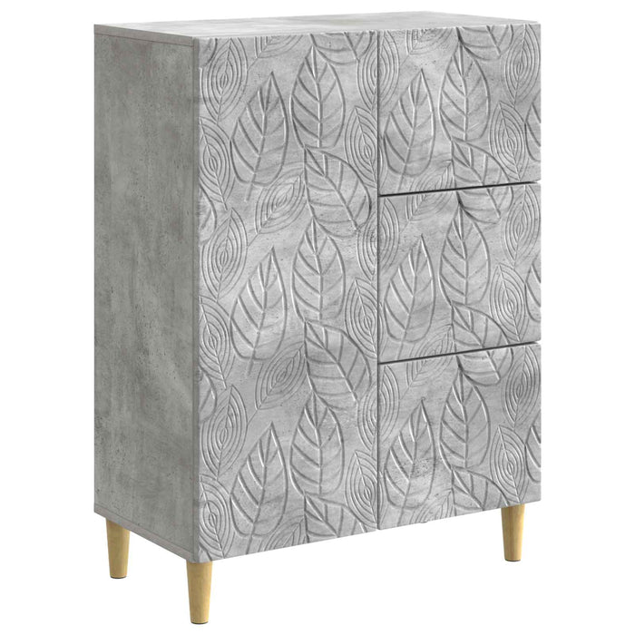 Bufet Gri Beton 66 x 34,5 x 90 cm Lemn prelucrat - WALTI WALTI