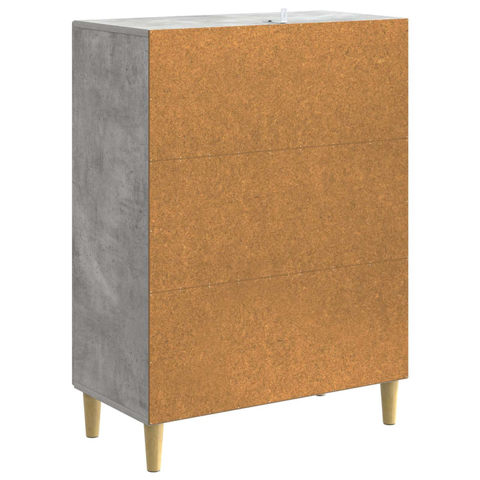 Bufet Gri Beton 66 x 34,5 x 90 cm Lemn prelucrat - WALTI WALTI