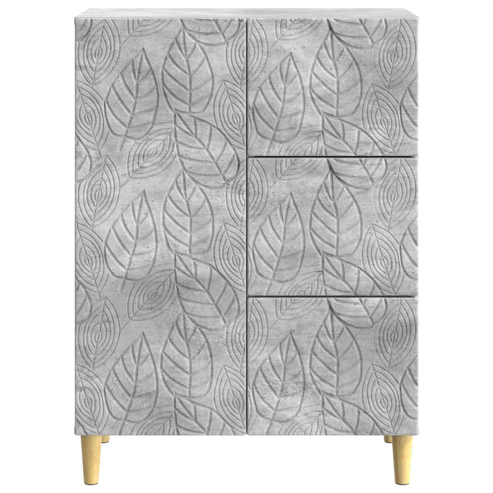 Bufet Gri Beton 66 x 34,5 x 90 cm Lemn prelucrat - WALTI WALTI