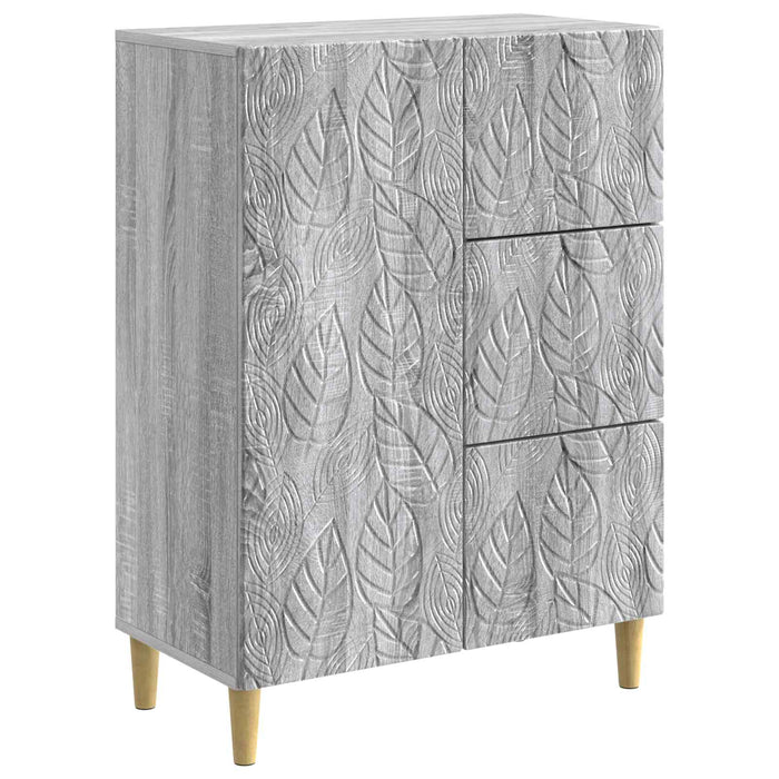 Bufet Sonoma gri 66 x 34,5 x 90 cm Lemn prelucrat - WALTI WALTI