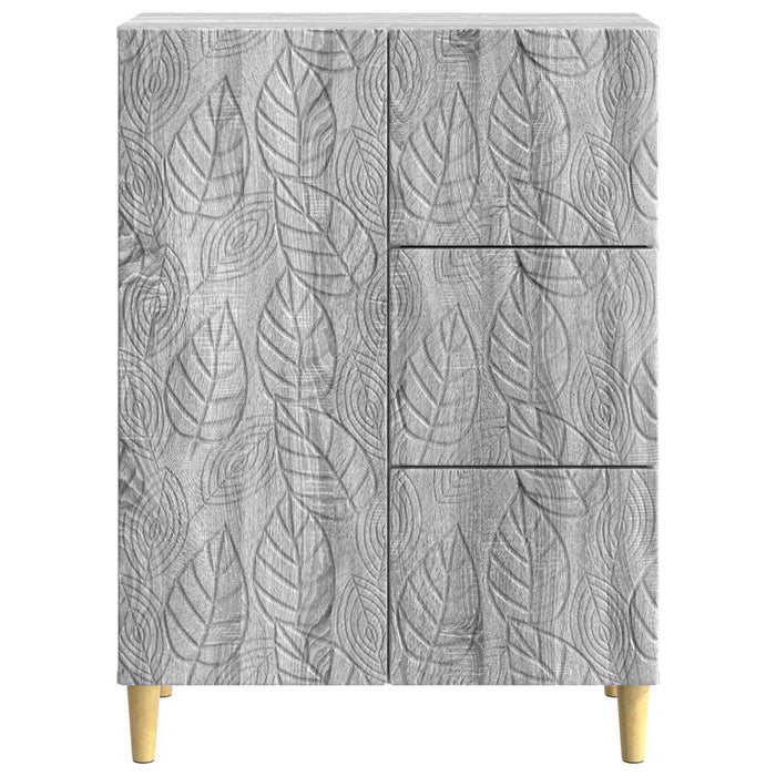 Bufet Sonoma gri 66 x 34,5 x 90 cm Lemn prelucrat - WALTI WALTI
