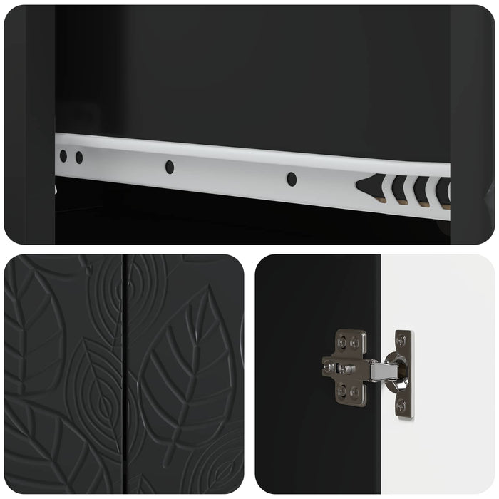 Bufet Negru 66 x 34,5 x 90 cm Lemn prelucrat - WALTI WALTI