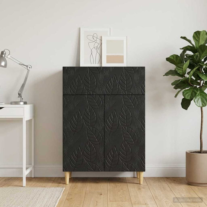Bufet Negru 66 x 34,5 x 90 cm Lemn prelucrat - WALTI WALTI