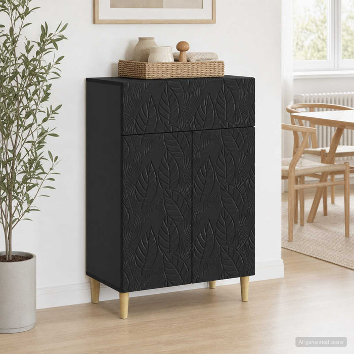 Bufet Negru 66 x 34,5 x 90 cm Lemn prelucrat - WALTI WALTI