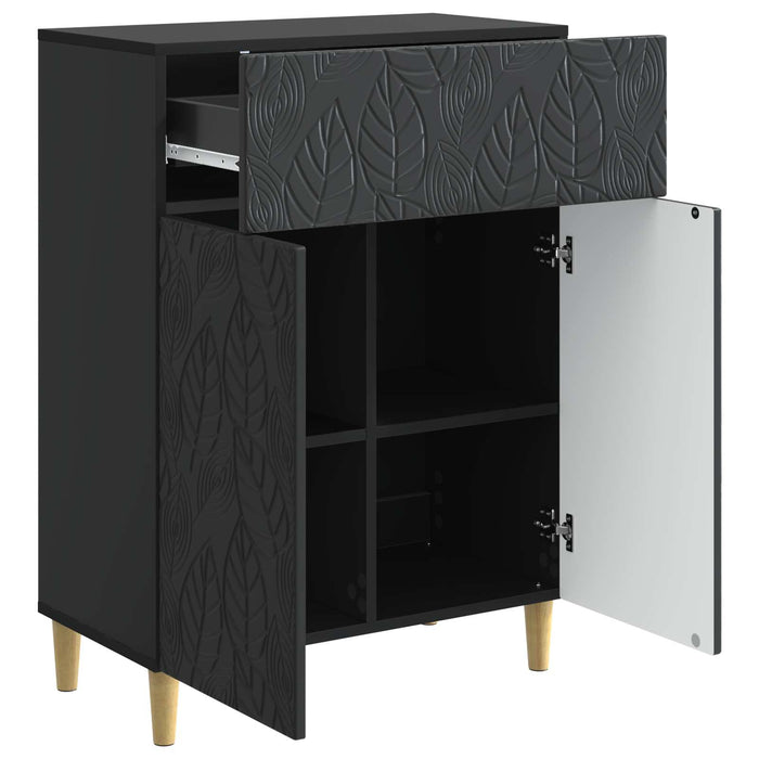 Bufet Negru 66 x 34,5 x 90 cm Lemn prelucrat - WALTI WALTI
