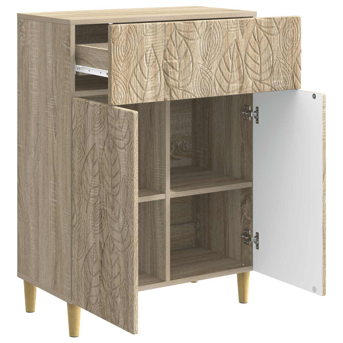 Bufet Stejar Sonoma 66 x 34,5 x 90 cm Lemn prelucrat - WALTI WALTI