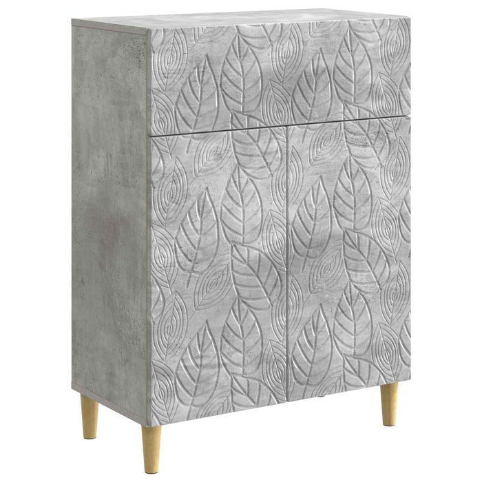 Bufet Gri Beton 66 x 34,5 x 90 cm Lemn prelucrat - WALTI WALTI