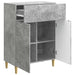Bufet Gri Beton 66 x 34,5 x 90 cm Lemn prelucrat - WALTI WALTI
