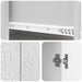 Bufet Alb foarte lucios 66 x 34,5 x 90 cm Lemn prelucrat - WALTI WALTI