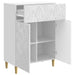 Bufet Alb foarte lucios 66 x 34,5 x 90 cm Lemn prelucrat - WALTI WALTI
