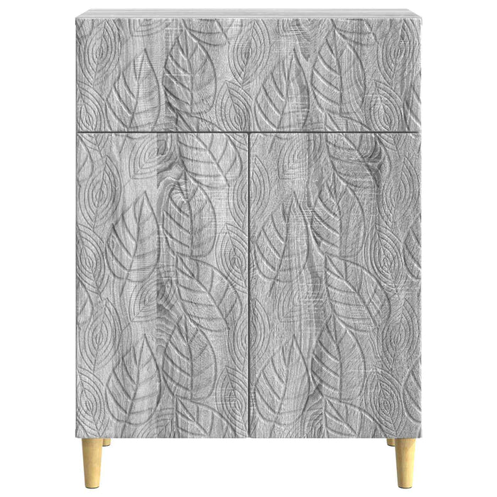 Bufet Sonoma gri 66 x 34,5 x 90 cm Lemn prelucrat - WALTI WALTI
