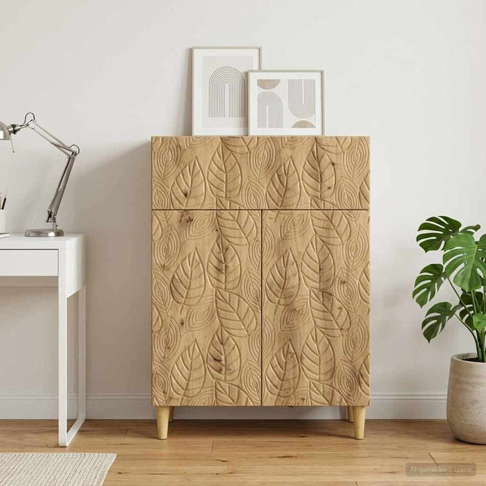 Bufet Stejar Artizanal 66 x 34,5 x 90 cm Lemn prelucrat - WALTI WALTI