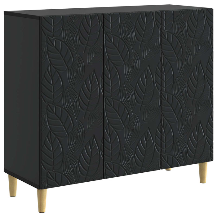 Bufet Negru 89 x 34,5 x 80 cm Lemn prelucrat - WALTI WALTI