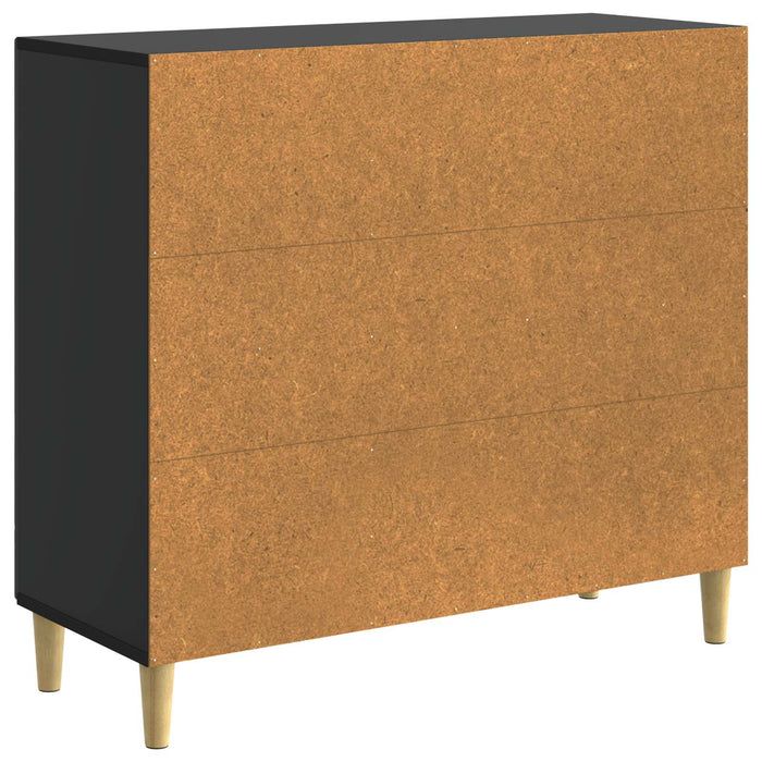 Bufet Negru 89 x 34,5 x 80 cm Lemn prelucrat - WALTI WALTI