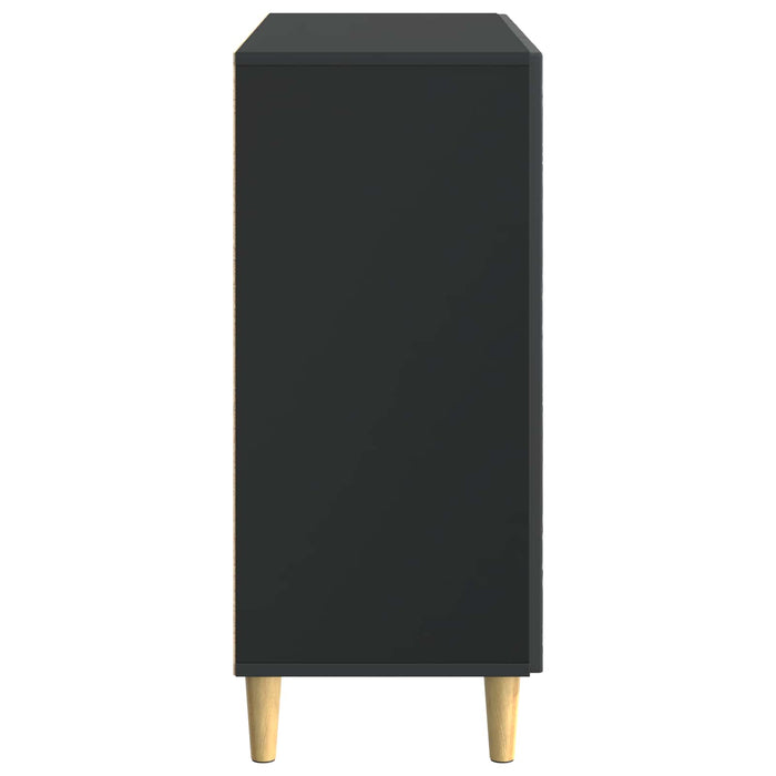 Bufet Negru 89 x 34,5 x 80 cm Lemn prelucrat - WALTI WALTI