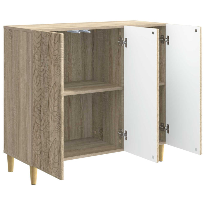 Bufet Stejar Sonoma 89 x 34,5 x 80 cm Lemn prelucrat - WALTI WALTI