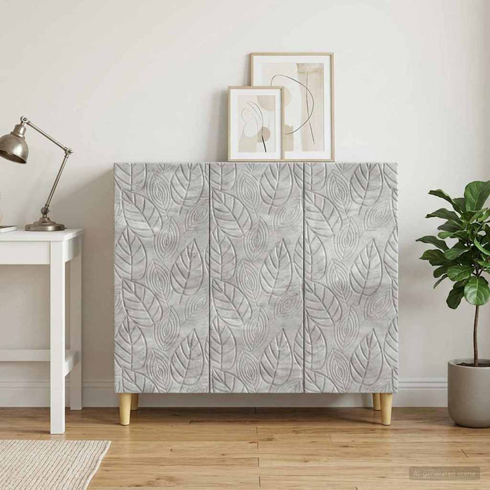 Bufet Gri Beton 89 x 34,5 x 80 cm Lemn prelucrat - WALTI WALTI
