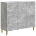 Bufet Gri Beton 89 x 34,5 x 80 cm Lemn prelucrat - WALTI WALTI
