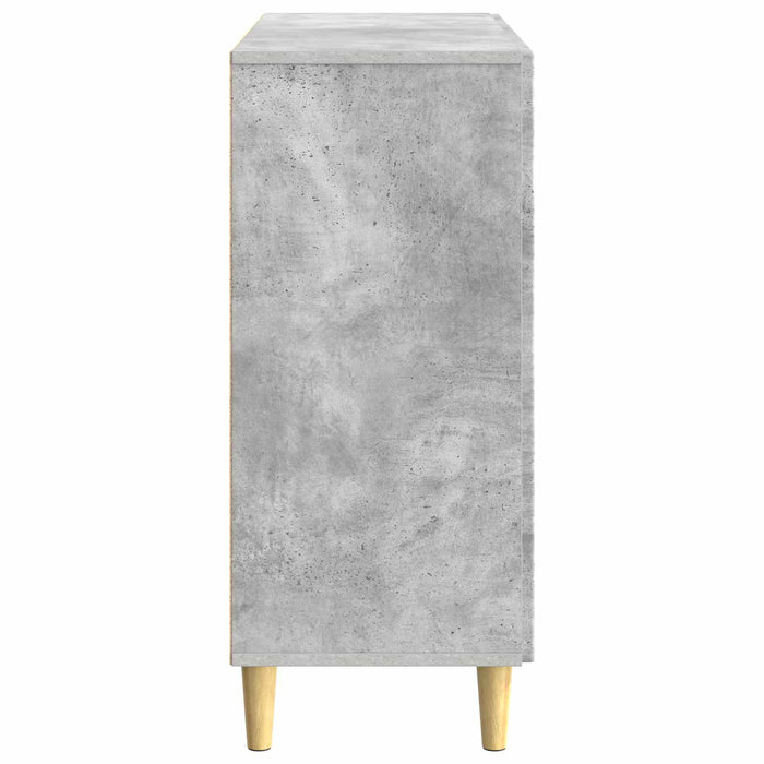 Bufet Gri Beton 89 x 34,5 x 80 cm Lemn prelucrat - WALTI WALTI