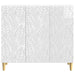Bufet Alb foarte lucios 89 x 34,5 x 80 cm Lemn prelucrat - WALTI WALTI