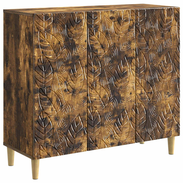 Bufet Stejar fumuriu 89 x 34,5 x 80 cm Lemn prelucrat - WALTI WALTI