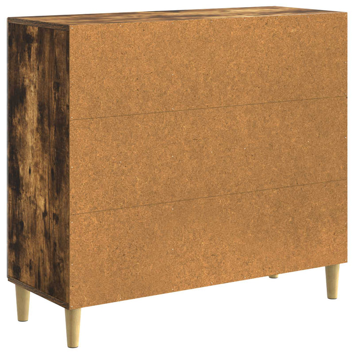 Bufet Stejar fumuriu 89 x 34,5 x 80 cm Lemn prelucrat - WALTI WALTI
