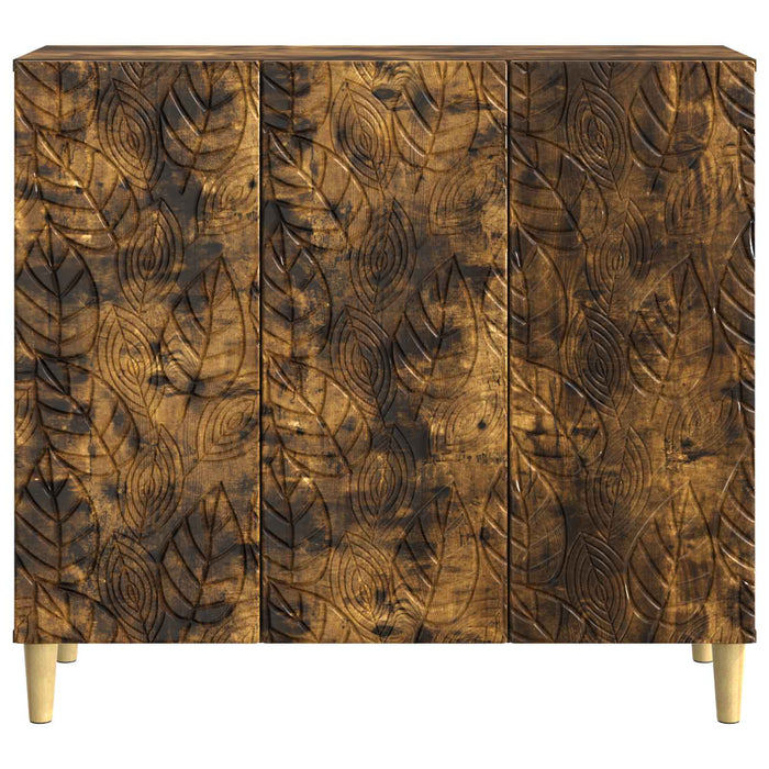 Bufet Stejar fumuriu 89 x 34,5 x 80 cm Lemn prelucrat - WALTI WALTI