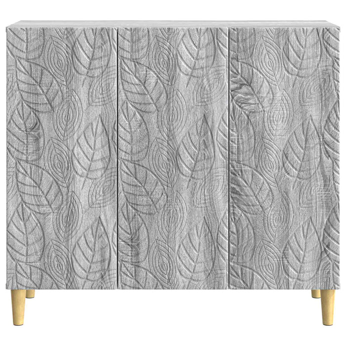 Bufet Sonoma gri 89 x 34,5 x 80 cm Lemn prelucrat - WALTI WALTI