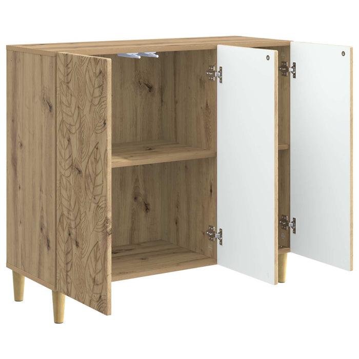 Bufet Stejar Artizanal 89 x 34,5 x 80 cm Lemn prelucrat - WALTI WALTI