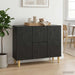 Bufet Negru 89 x 34,5 x 60 cm Lemn prelucrat - WALTI WALTI
