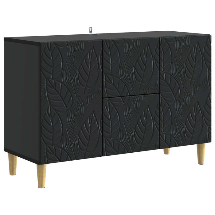 Bufet Negru 89 x 34,5 x 60 cm Lemn prelucrat - WALTI WALTI