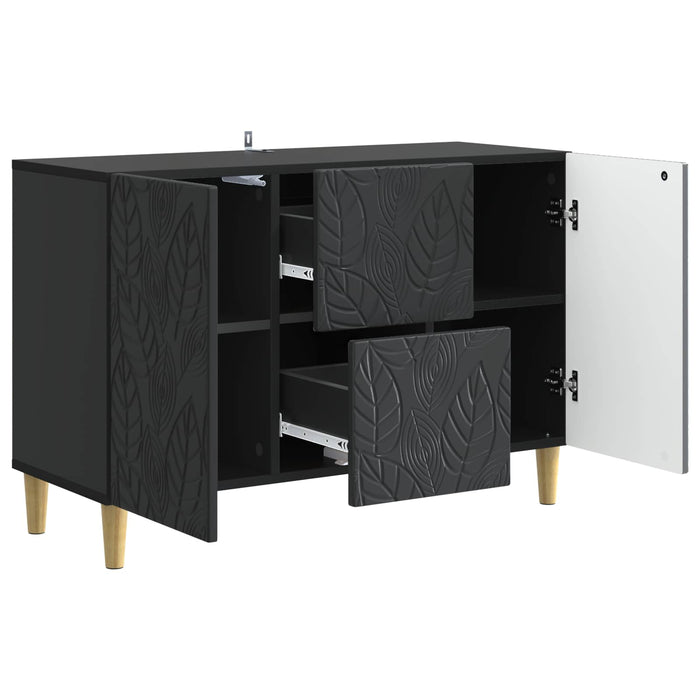 Bufet Negru 89 x 34,5 x 60 cm Lemn prelucrat - WALTI WALTI
