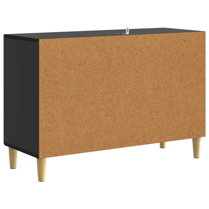 Bufet Negru 89 x 34,5 x 60 cm Lemn prelucrat - WALTI WALTI