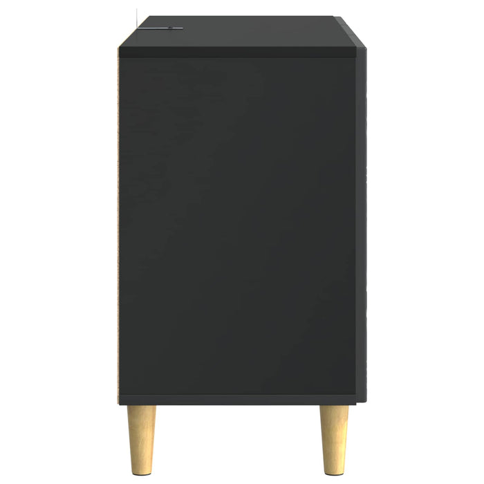 Bufet Negru 89 x 34,5 x 60 cm Lemn prelucrat - WALTI WALTI