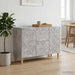 Bufet Gri Beton 89 x 34,5 x 60 cm Lemn prelucrat - WALTI WALTI